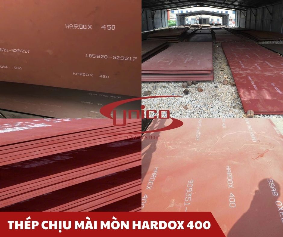 Thép chịu mài mòn Hardox 400 - Unico Steel